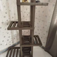 استند چوبی گلدان