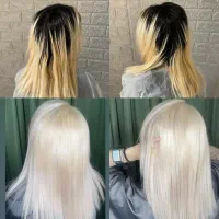 دکلره بدون آسیب زردی لایت بالیاژ رنگساژ  پروتیین