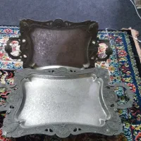 دو عدد سینی ست پایه دار