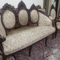 مبل فرحی چوب گردو