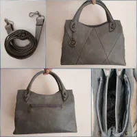 کیف زنانه طوسی کاملاً نو