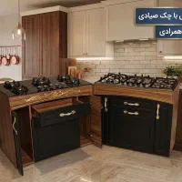 اجاق گاز صفحه استیل و شیشه سکوریت .فروش اقصادی