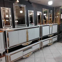 آینه کنسول میزتلوزیون جاکفشی جلومبلی کاج