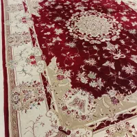 فرش۱۲متری جفت پرگوشت ونرم کاملانخ وپنبه خالص