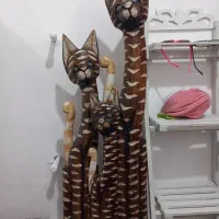 مجسمه چوبی