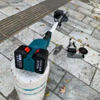 علف زن روکو شارژی باتری دوبل علفتراش برقی داس برقی