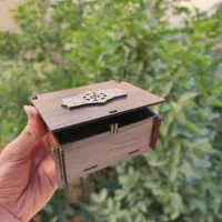 جعبه چوبی کادو طرح سنتی