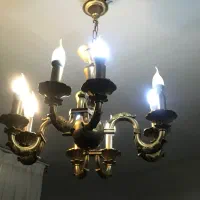 لوستر ۸شاخه برنج مارک یاعلی