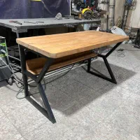 میز تحریر ، میز کار مدل K ( چوب و فلز )