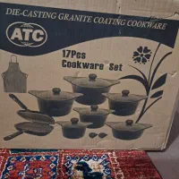 قابلمه ۱۷ پارچه ATC چدن کاملا نو داخل کارتن