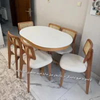 شنل میز ناهارخوری پرستیژ پرشین با صندلی شرکتی