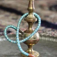 سینی مس و قلیان برنج