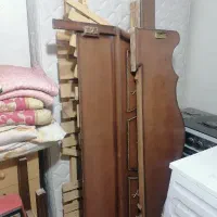 تشک دونفره همراه تخت چوبی 2نفره