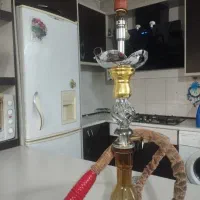 قلیان برنجه واستیل