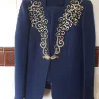 کت و دامن سورمه ای شیک و زیبا