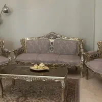 مبلمان استیل چوب گردو