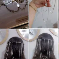 ساخت انواع گل سر و کلاه جواهری و کوردی