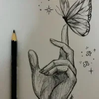 به چند نیروی گرافیک کار نقاش قلم سیاه جهت همکارم