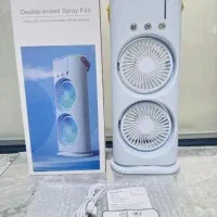پنکه مه پاش(شارژی) چرخشی کنترل دار RGB هفت رنگ