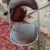 دو عدد صندلی چرم