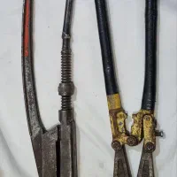 قیچی میلگردبر و آچار لوله گیر