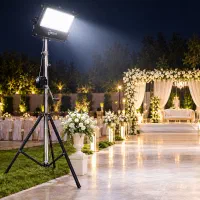 اجرای پرژکتور قوی صنعتی مخصوص فضای باز عروسی