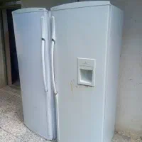 یخچال دوقلوی  دسته دوم مناسب باغ و ویلا و مطبخ