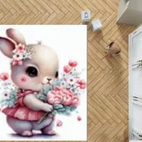 فرشینه کودک طرح خرگوش