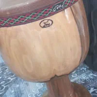 ضرب ۲ مهر استاد ابوالقاسمی چرم شتر و چوب گردو