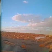 زمین کنار اتوبان آخر زینبیه پشت پمپ بنزین مروارید