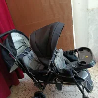 کالسکه دلیجان دوقلو درحد نو، به همراه ۲عدد کریر