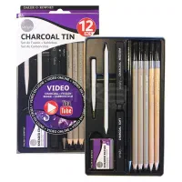ست طراحی و سیاه قلم 12 دالر رونی Daler Rowney
