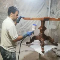 رنگ کاری چوب و مصنوعات چوبی