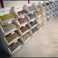 استند طبقاتی و قفسه آجیل و خشکبار و شکلات