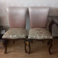 میز ناهار خوری ۶ نفره و میز وسط چرخشی کاملا سالم