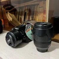 دوربین نیکون D5300 با لنز 18-140 و لنز 50 mm