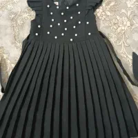 پیراهن پیلیسه مشکی