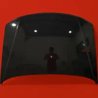 کاپوت پرشیاه مشکی رنگشده اماده گلگیر صمند