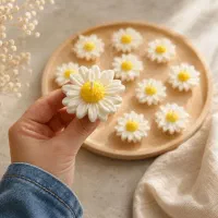 شمع بابونه معطر