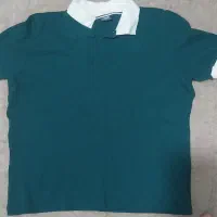 تیشرت مجلسی سایز XL پسرانه سبز و قهوه ای