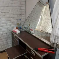 سرویس خواب ۲ نفره + تشک + میز آرایش و پاتختی