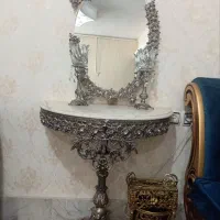 آیینه شمعدان برنز