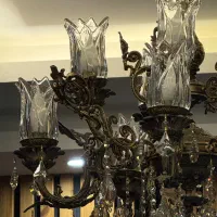 لوستر و دیوارکوب برنز آنتیک