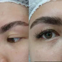 اکستنشن مژه لیفت ابرو با کیفیت سالن به قیمت خانه