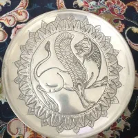 سینی قلم خورده مسی