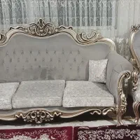 مبل ۷ نفره کلاسیک چوب