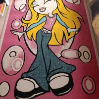 فرش گلیم دخترونه