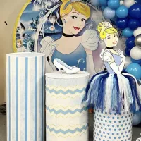 بنر پشت و روکش استوانه و استند سیندرلا