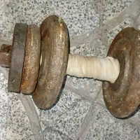 وزنه و دمبل قدیمی
