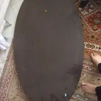 میز نهار خوری بیضی ۶ نفره ۲تیکه جدا میشه